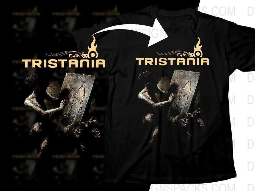 Tristania Artistic Design Rock Rocked Png Halftone Digital Download