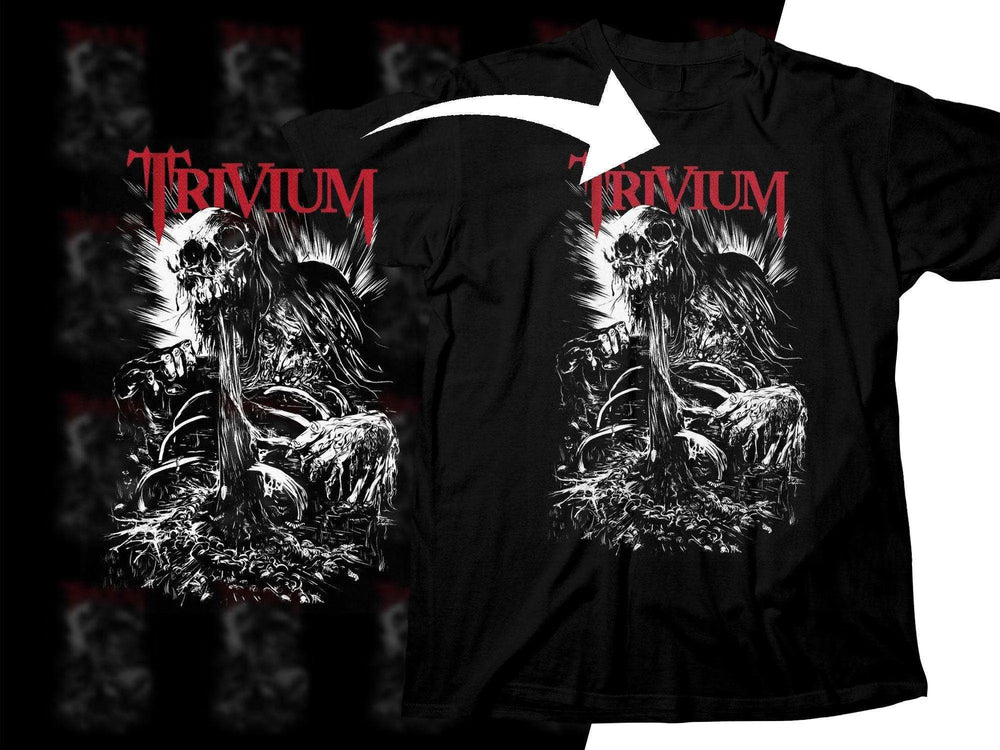 Trivium Performance Rock Music Band Png Halftone Digital Download