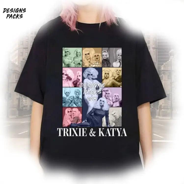 Trixie And Katya Merch & The Eras Style Design Png