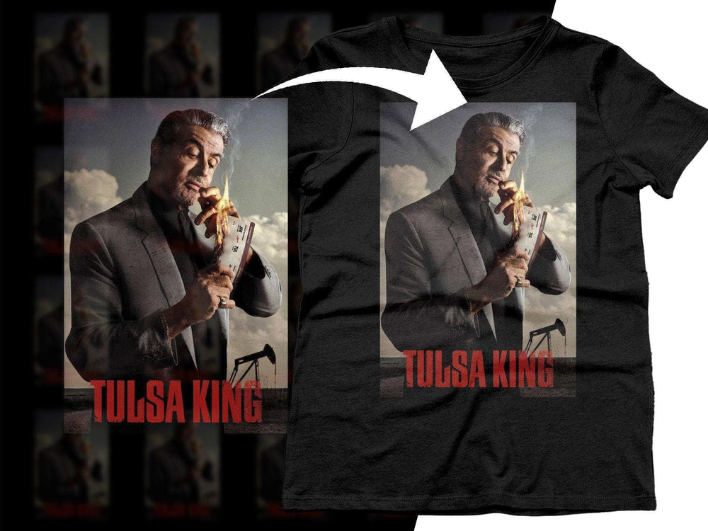 Tulsa King Character Halftone Png Digital Download