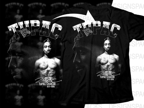 Tupac Shakur 1971-1996 Music Bootleg Png Digital Download