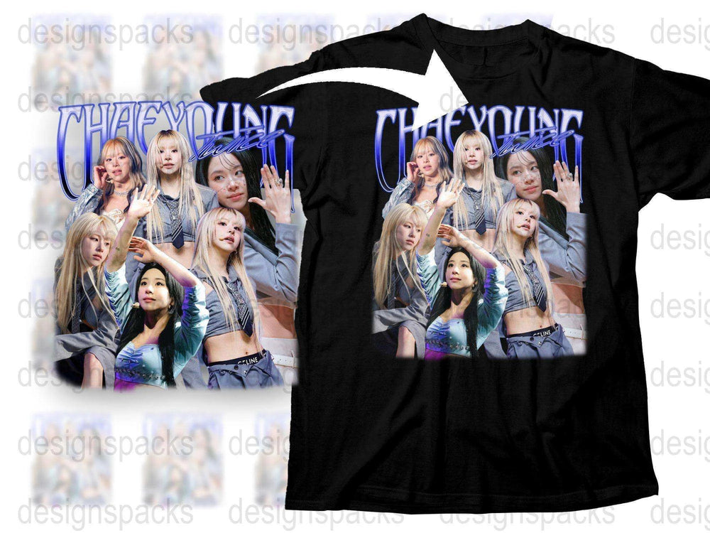 K-Pop Star Collage T-Shirt, Trendy Music Artist Fan Merch, Stylish Graphic Tee for Concerts