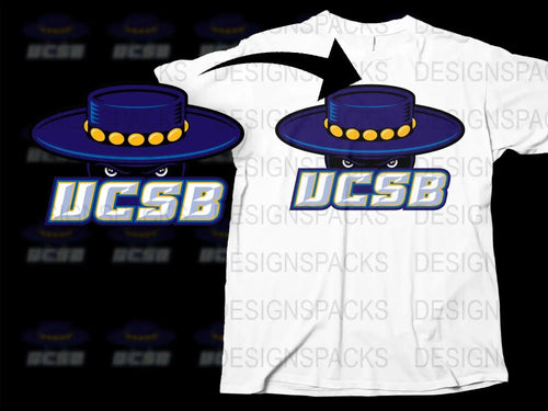UCSB Gauchos College Football Png Digital Download