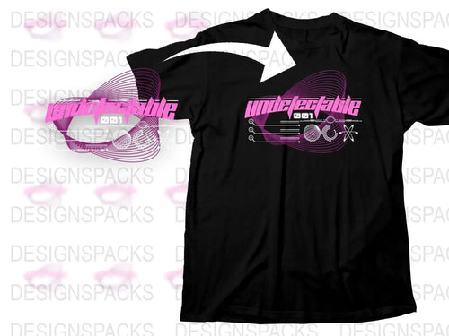 Undetectable Graphic Streetwear Cool Casual Png Digital Download