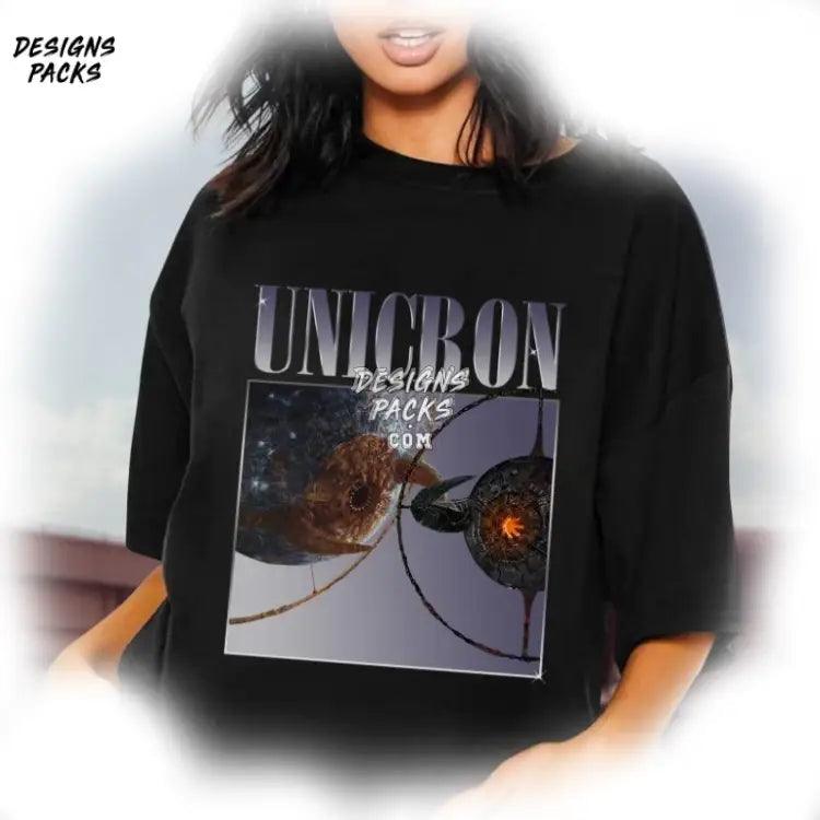 Unicron Transformers Vintage Graphic Bootleg Rap Png Design