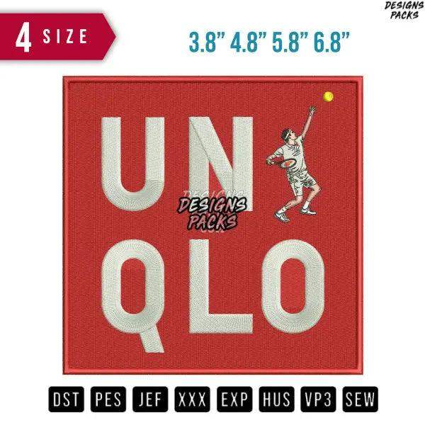 Uniqlo Tennis Embroidery Design