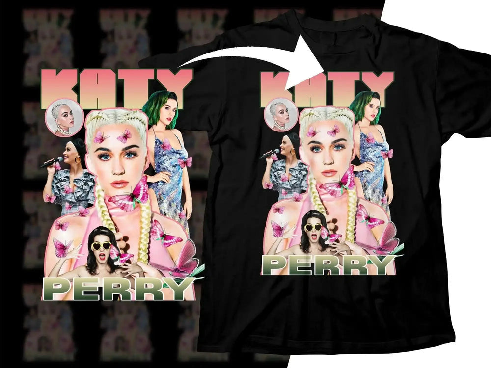 Unique and Colorful Katy Perry Bootleg Png Digital Download