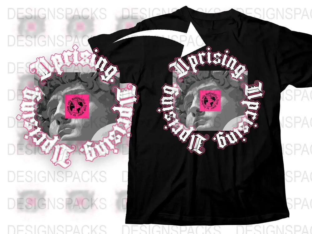 Unique Artistic Graphic Uprising Png Digital Download