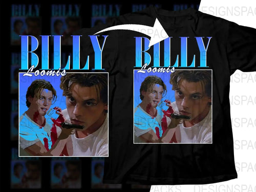 Unique Billy Loomis Art Bootleg Png Digital Download
