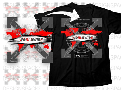Unique Graphic Design Worldwide Png Digital Download