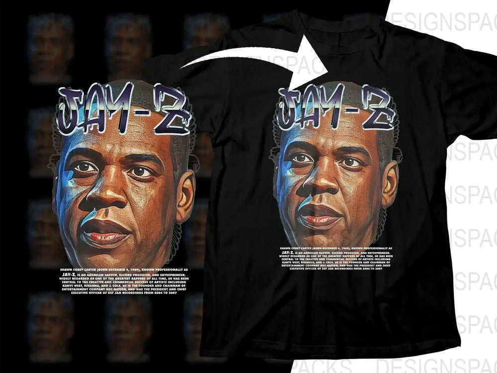 Unique Jay-Z Graphic Design Png Digital Download