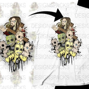 Unique Korn Rock Band Graphic Art Design Png Design Digital Download