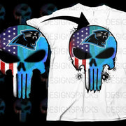Unique Panthers Punisher NFL Team Logo Png Digital Download