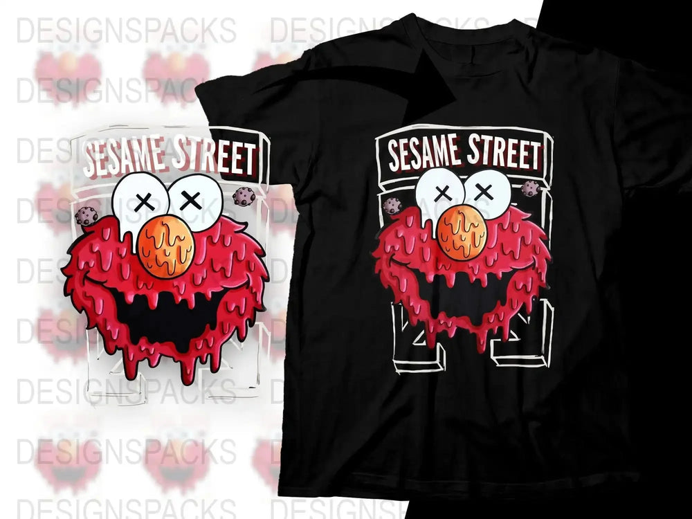 Unique Sesame Street Elmo Character Halloween Png Digital Download