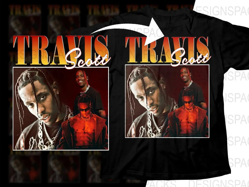 Unique Travis Scott Graphic Print Png Digital Download