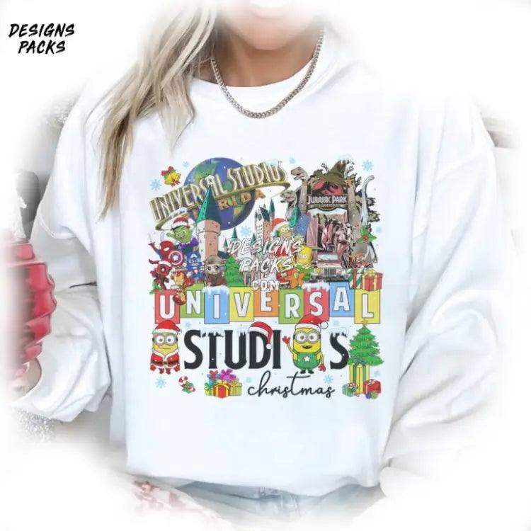 Universal Christmas Mickey’s Very Merry Party Studio Png Design