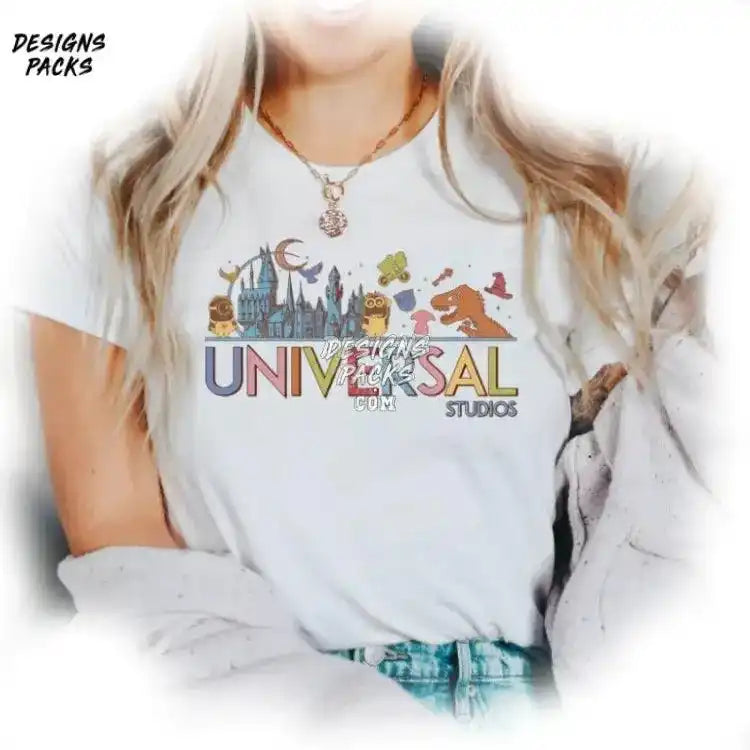 Universal Orlando Vintage Family Vacation Studios Png Design
