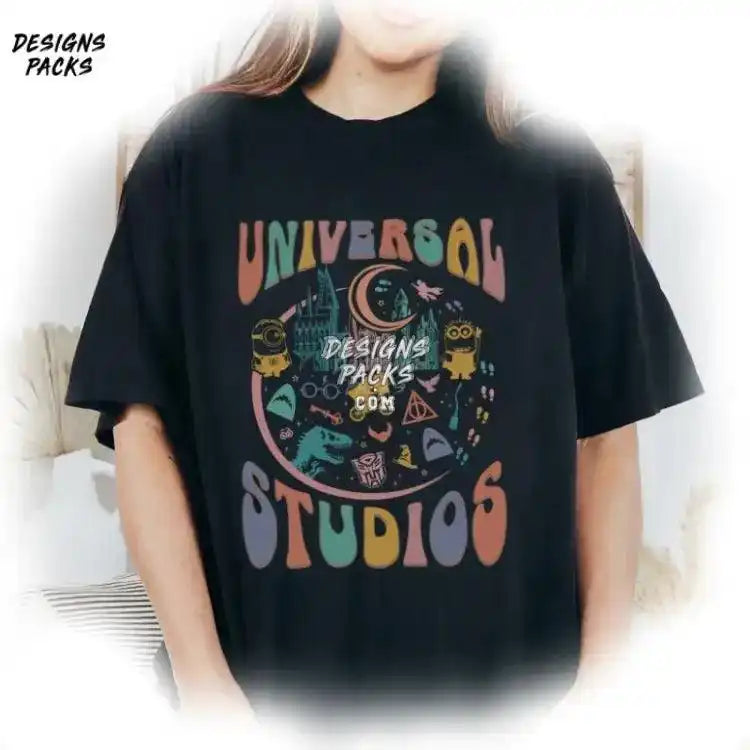 Universal Studio Studios Family Trip Png Design