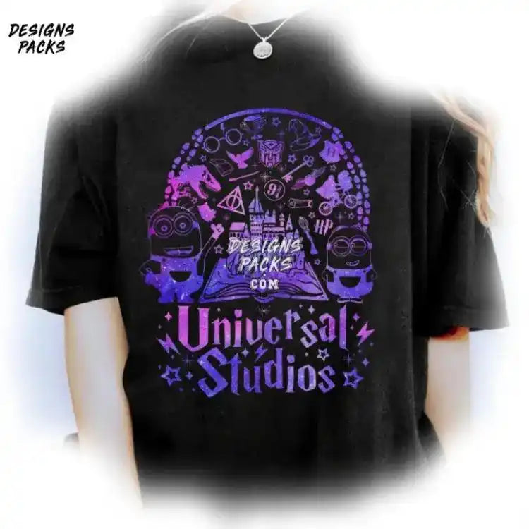 Universal Studios Hologram Vintage Png Design