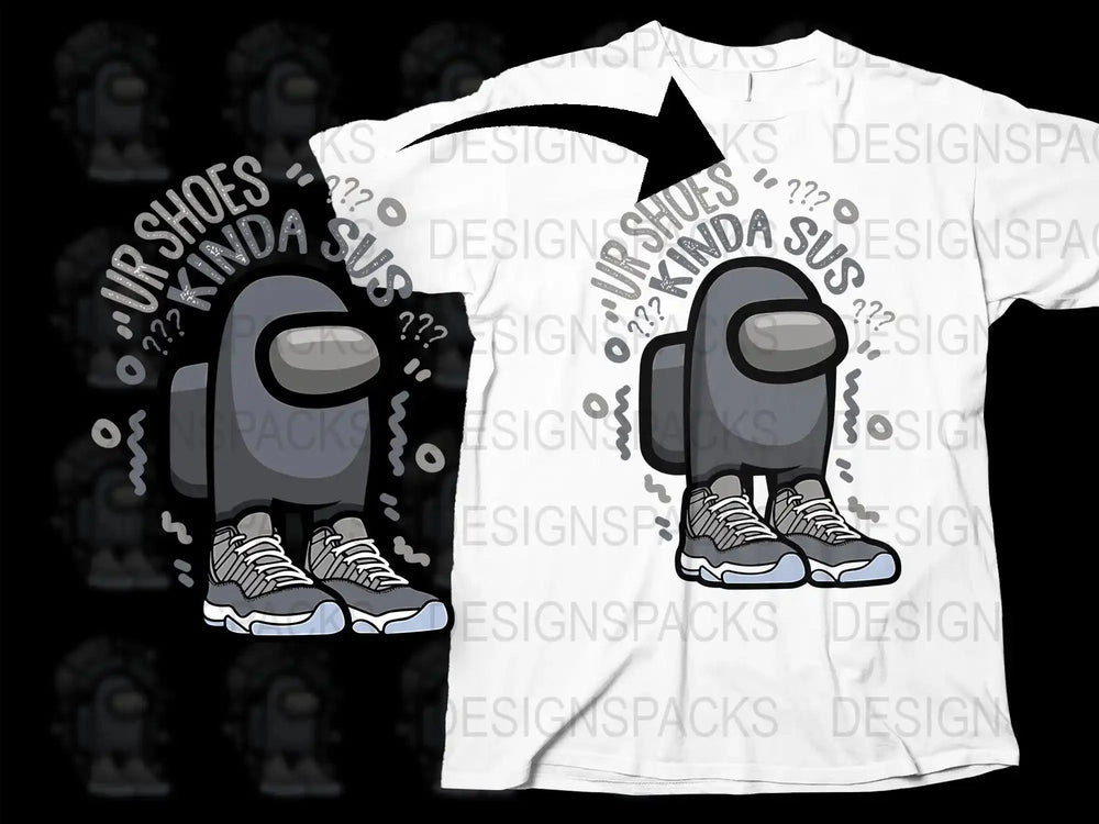 Ur Shoes Kinda Sus Graphic Gaming Png Digital Download