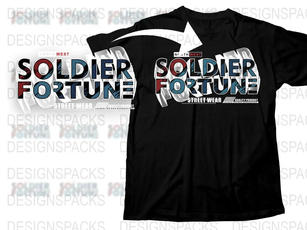 Urban NorthWest Soldier Fortune Street Wear Png Digital Download