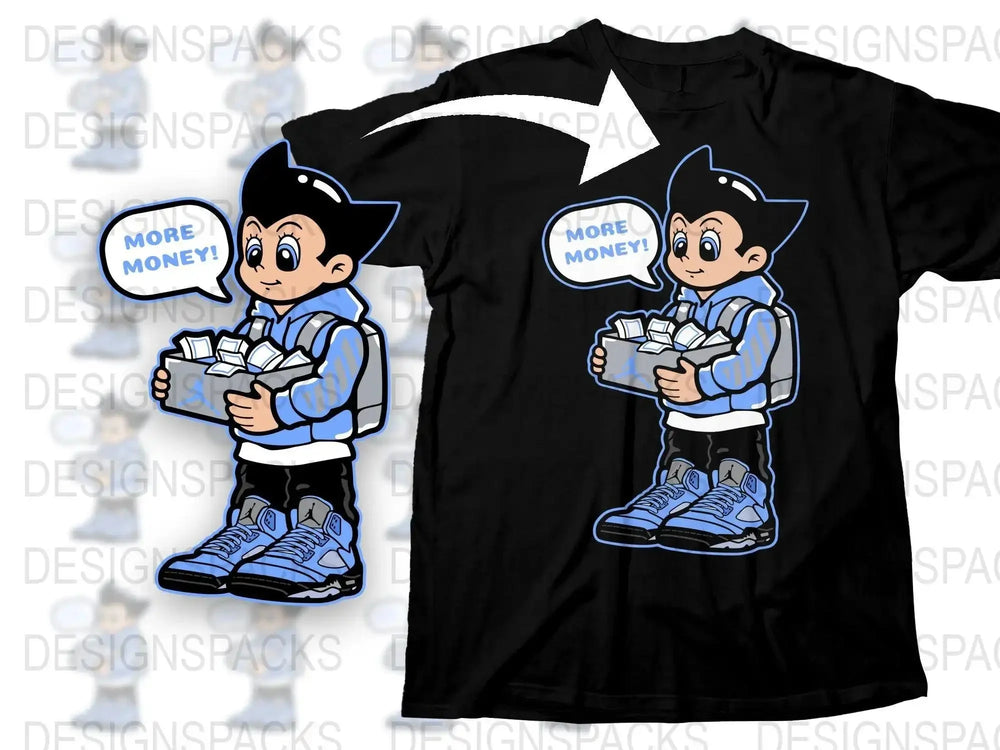 Urban Streetwear Design Collecting Cash Png Digital Download