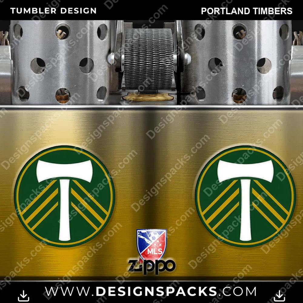 US Soccer Zippo Lighter Portland Timbers Tumbler Digital Wrap Design Download