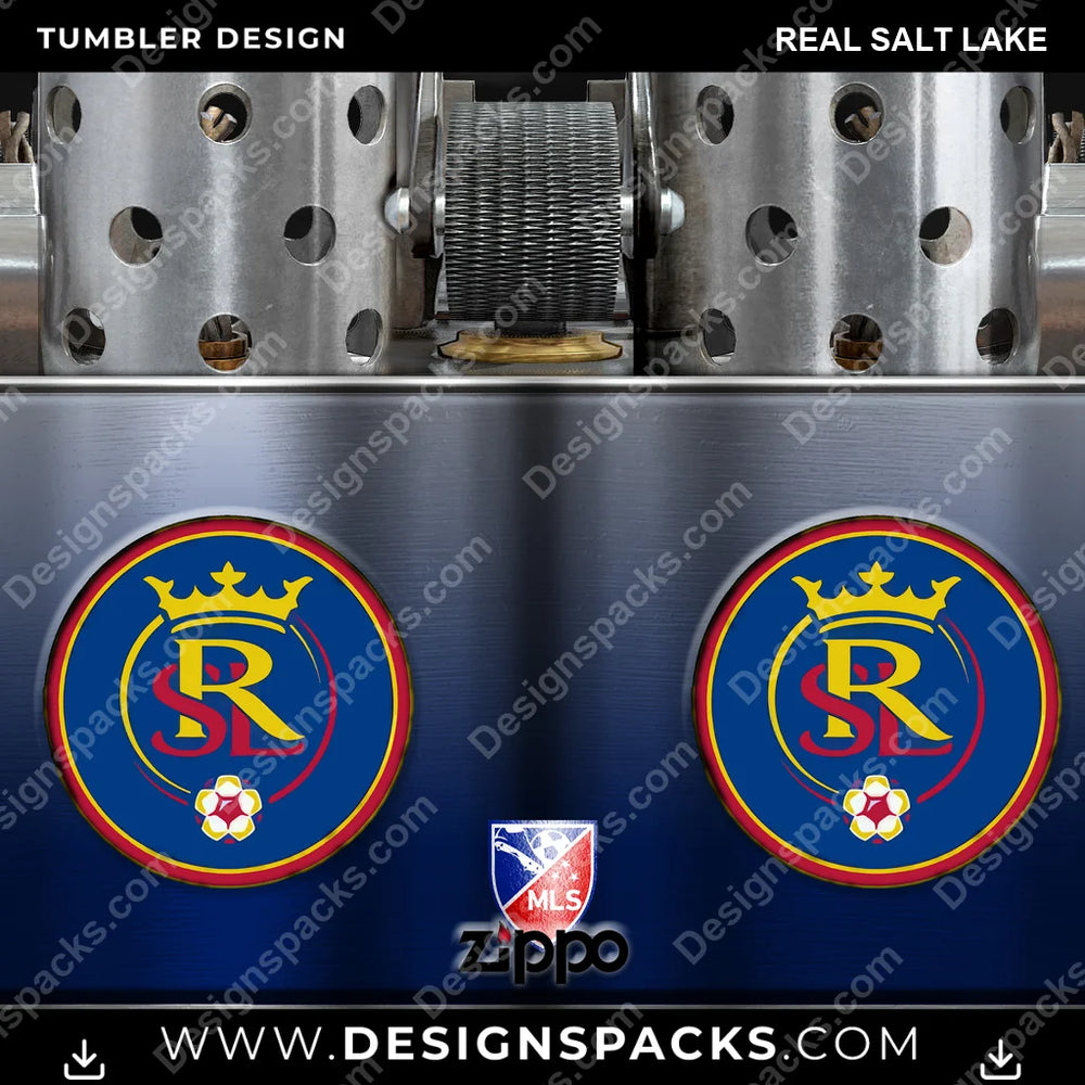 US Soccer Zippo Lighter Real Salt Lake Tumbler Digital Wrap Design Download