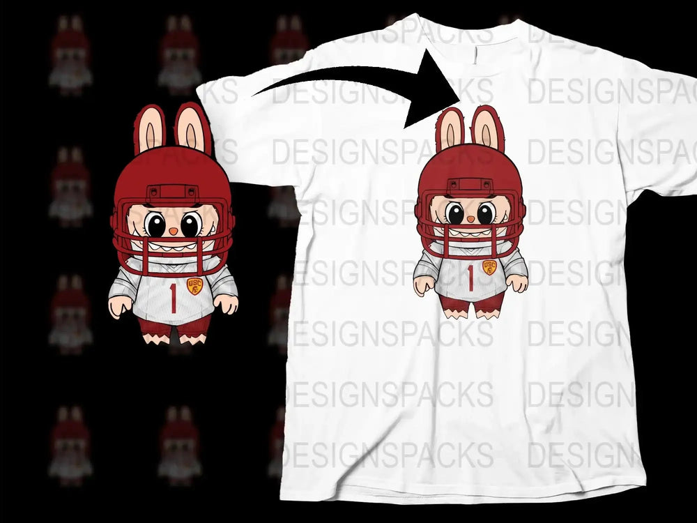 Cute Rabbit Cartoon Character T-Shirt, Kids White Graphic Tee, Fun Animal Design Shirt, Unisex Children’s Clothing