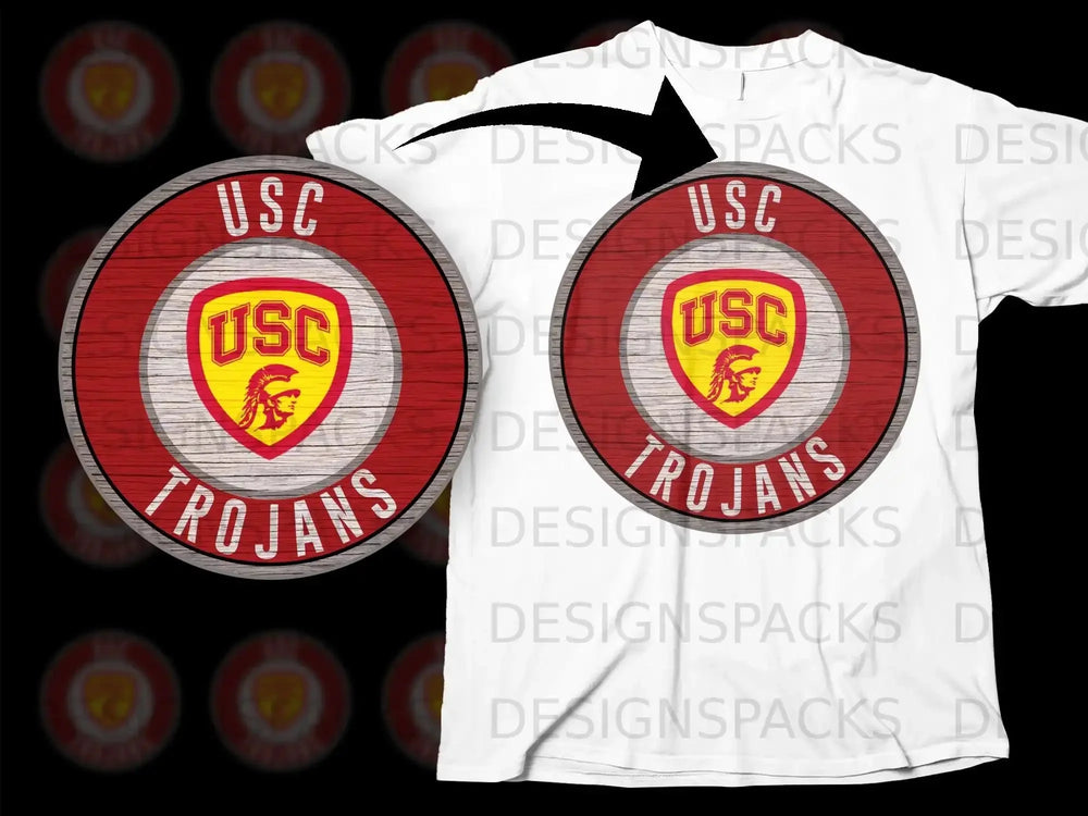 USC Trojans Logo Design Custom T-shirt