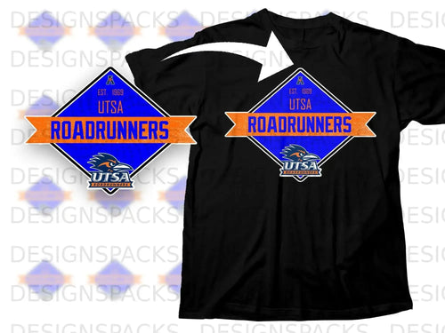 UTSA Roadrunners Est 1969 Blue and Orange T-Shirt
