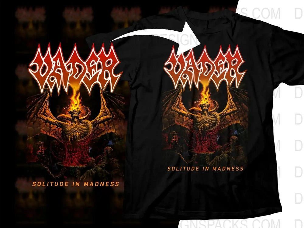 Vader Epic Solitude In Madness Fiery Dragon Rock Png Halftone Digital Download