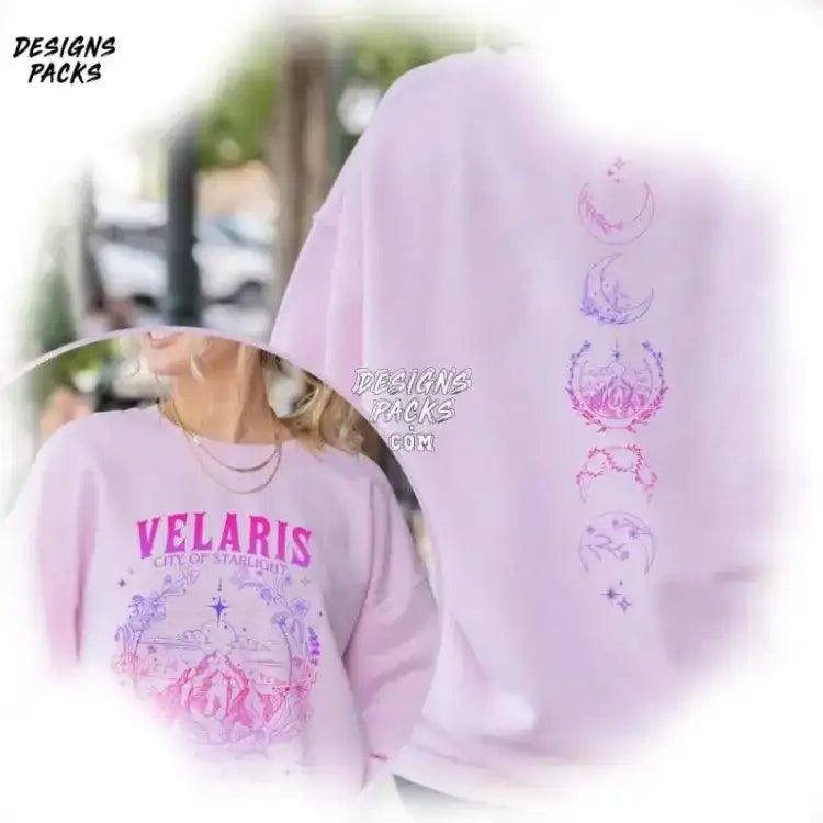 Velaris City Of Starlight Sjm Merch Png Design