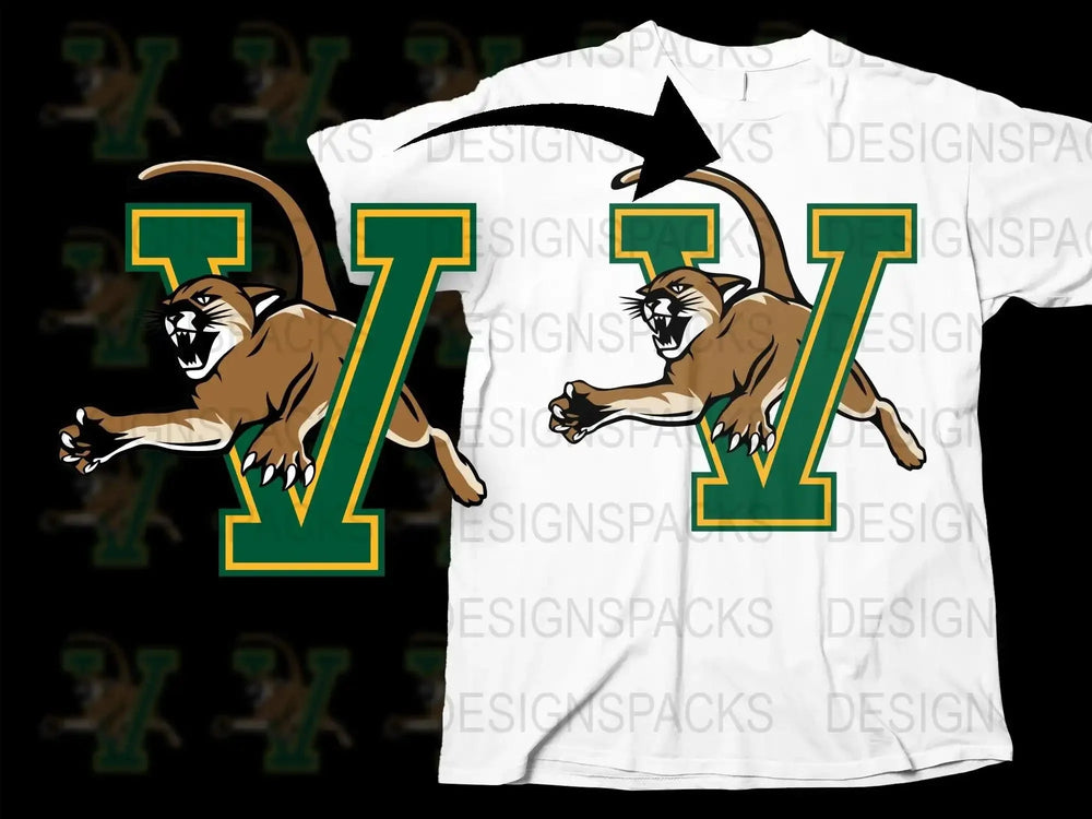 Vermont Catamounts College Football Png Digital Download
