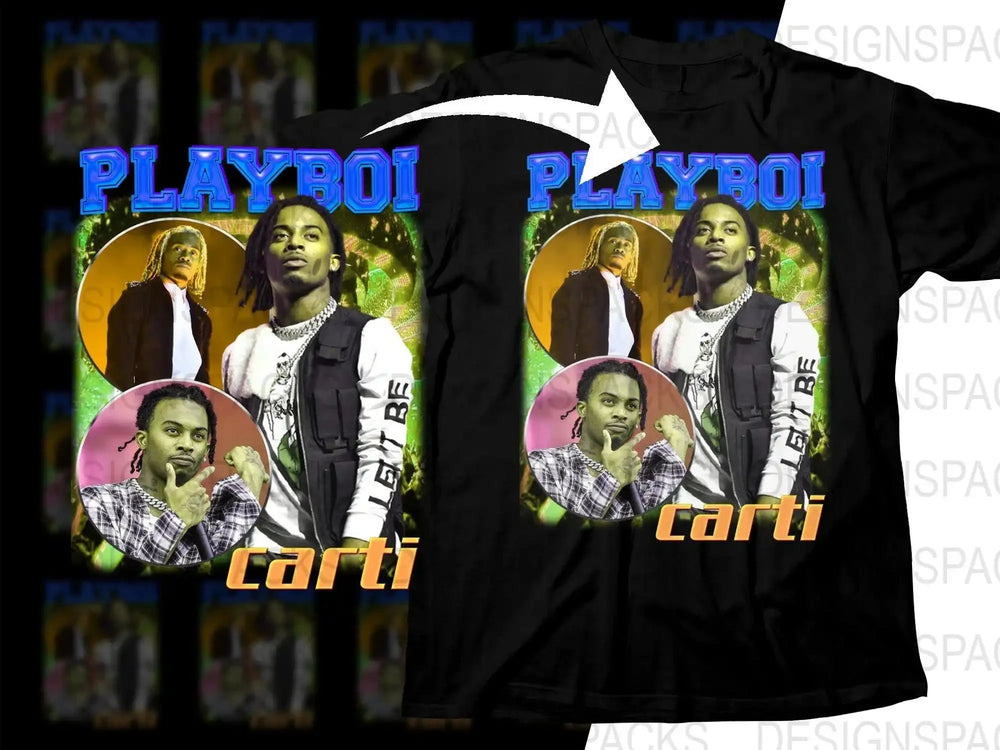Vibrant Bootleg Music Playboi Carti Graphic Png Digital Download