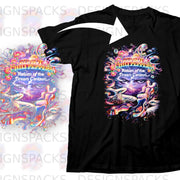 Red Hot Chili Peppers "Return of the Dream Canteen" album art on a black t-shirt.