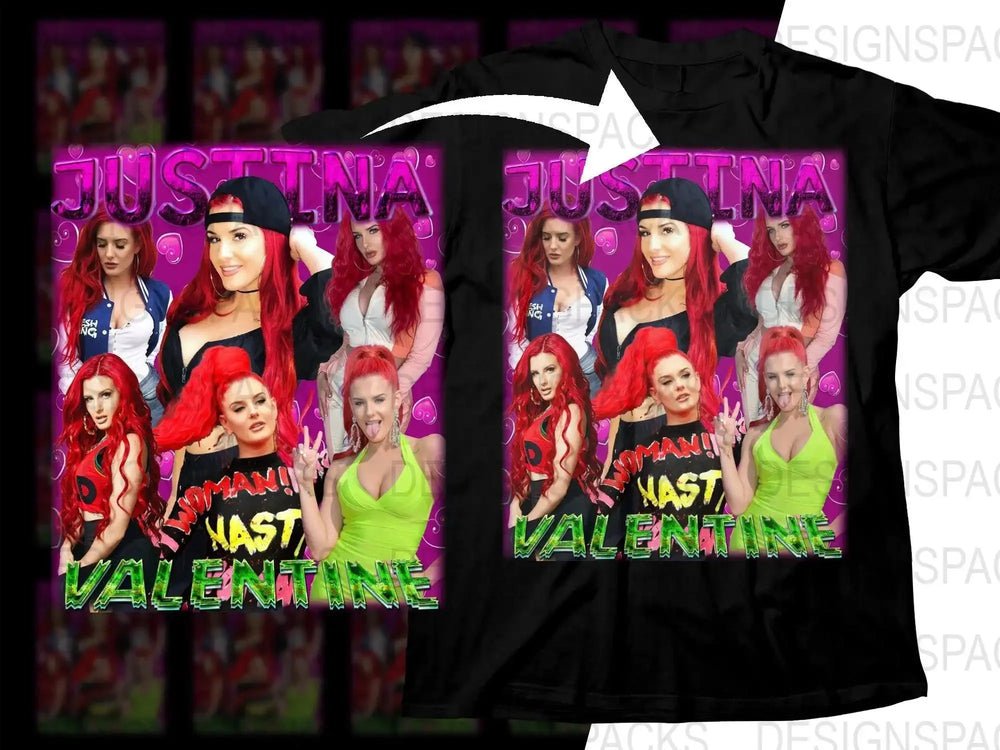 Vibrant Justina Valentine Bootleg Music Bootleg Png Digital Download