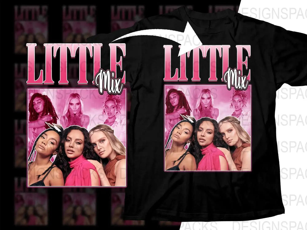 Vibrant Little Mix Design Music Bootleg Png Digital Download