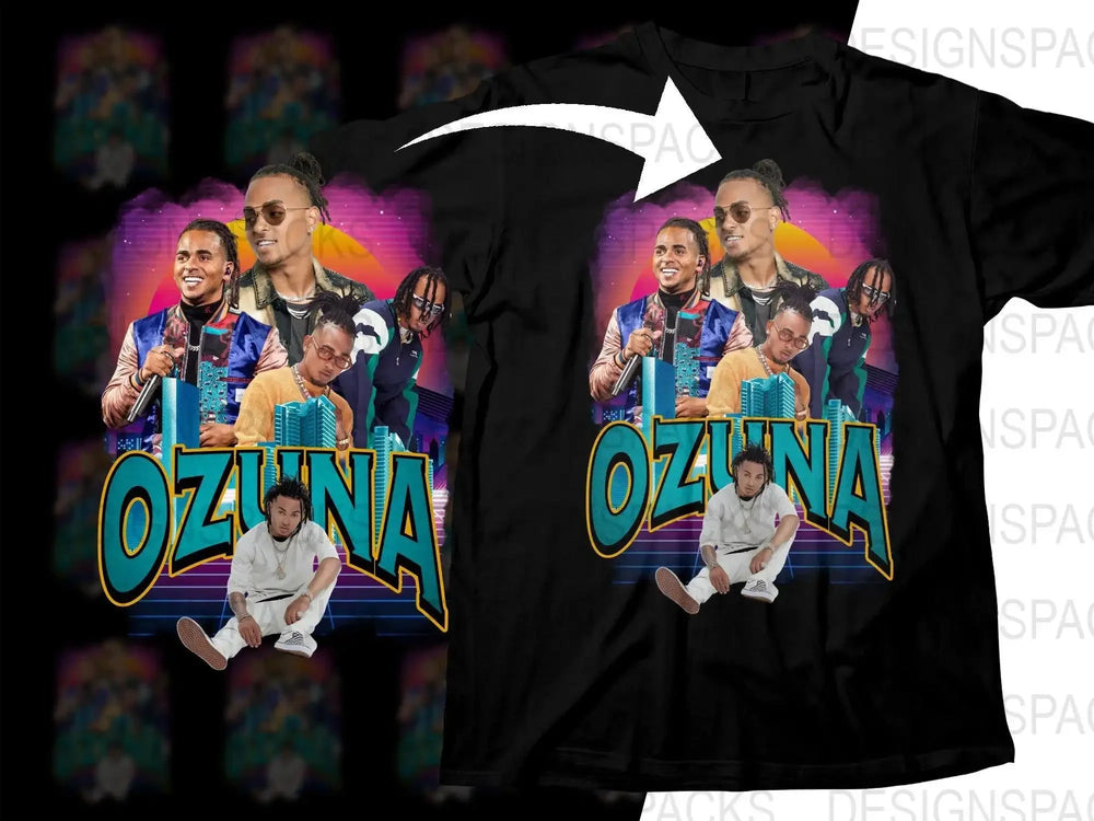 Vibrant Ozuna Music Bootleg Graphic Design Png Digital Download