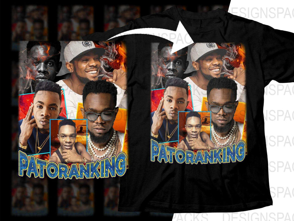 Vibrant Patoranking Bootleg Art Bootleg Music Png Digital Download