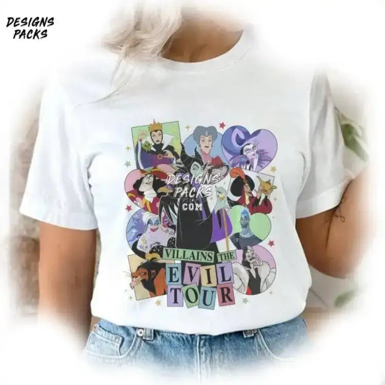 Villains Evil Tour Princess Cartoon Eras Style Design Png