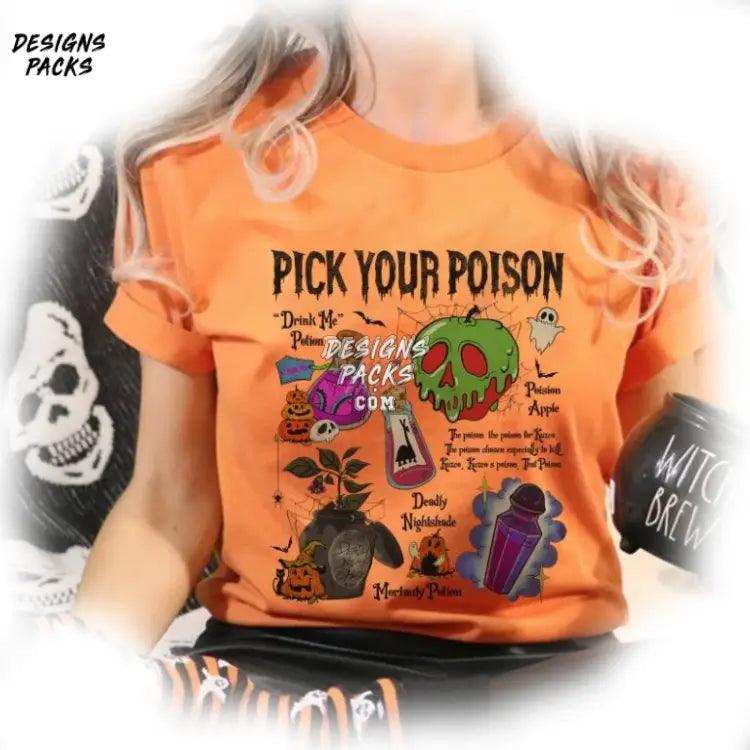 Villains Poison Halloween Pick Your Png Design