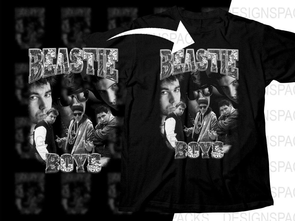 Vintage Beastie Boys Music Bootleg Graphic Png Digital Download