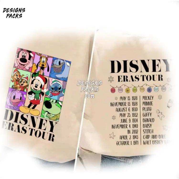 Vintage Cartoon Land Christmas Era Tour Mickey Eras Png Design