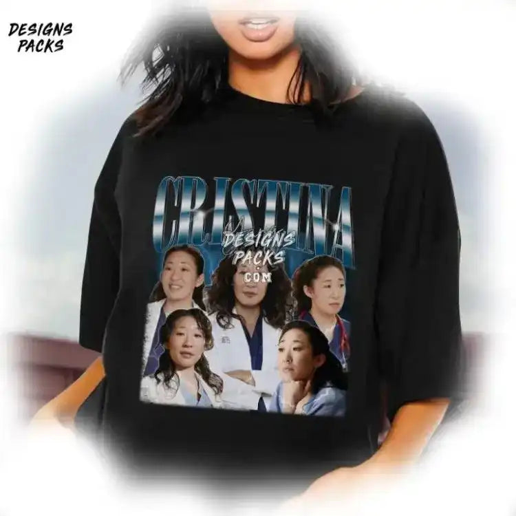 Vintage Cristina Yang Homage Png Design