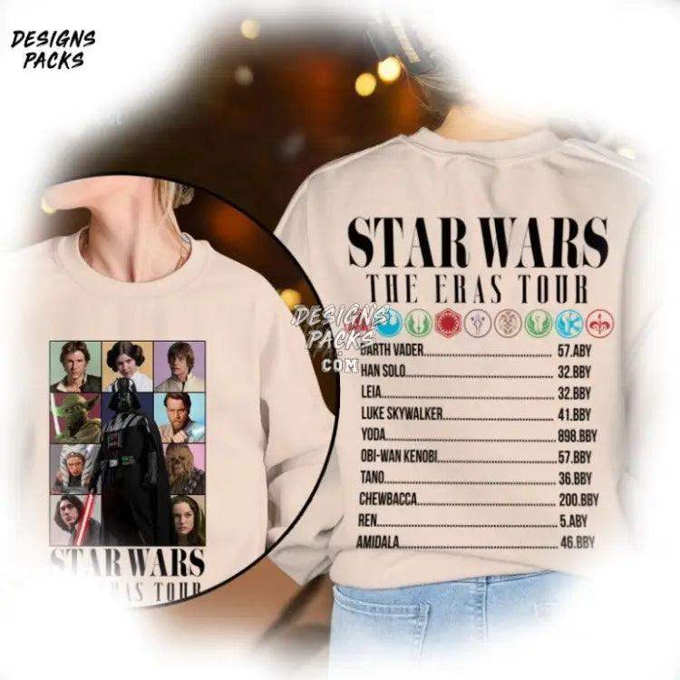 Vintage Darth Vader Stormtrooper Anakin Skywalker The Eras Tour Png Design