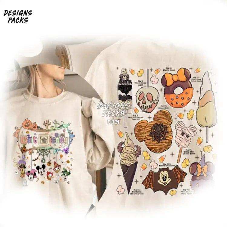 Vintage Halloween Cartoon World Womens S Holiday Retro Poison Candy Png Design