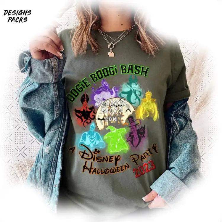 Vintage Halloween Villains Party Oogie Boogie Retro Png Design