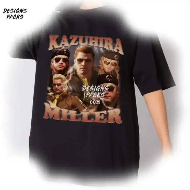 Vintage Kazuhira Miller Metal Gear Solid Png Design
