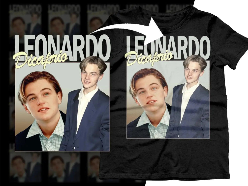 Vintage Leonardo DiCaprio Png Digital Download